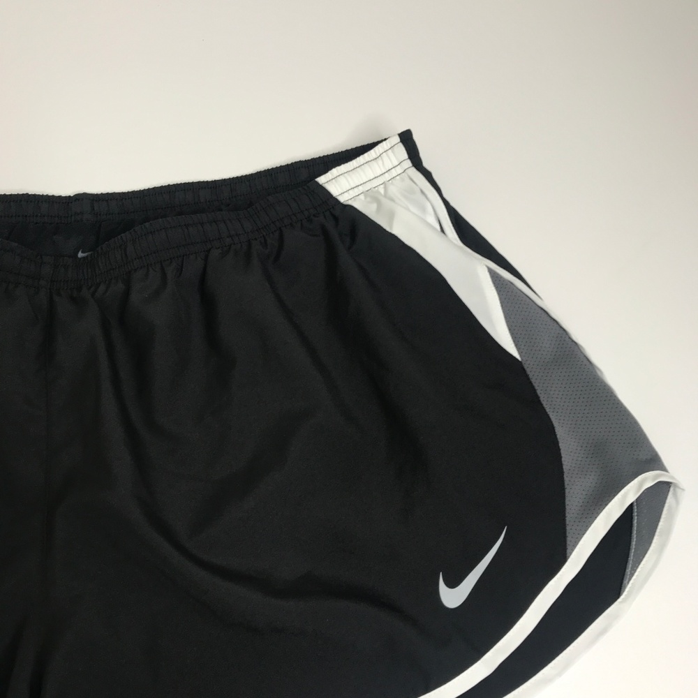 Nike Dri Fit Black Running Shorts with Liner Brief - Picture 4 of 8